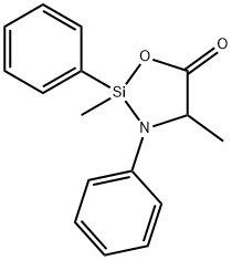 2,4-Dimethyl-2,3-diphenyl-1-oxa-3-aza-2-silacyclopentan-5-one