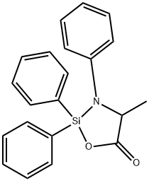4-Methyl-2,2,3-triphenyl-1-oxa-3-aza-2-silacyclopentan-5-one