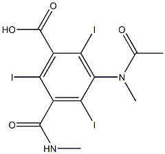 3-(acetylmethylamino)-2,4,6-triiodo-5-[(methylamino)carbonyl]benzoic acid
