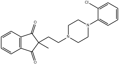 2-[2-[4-(o-Chlorophenyl)-1-piperazinyl]ethyl]-2-methyl-1,3-indanedione
