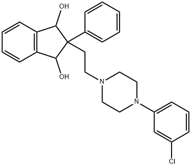 2-[2-[4-(m-Chlorophenyl)-1-piperazinyl]ethyl]-2-phenyl-1,3-indanediol
