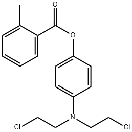 [4-[bis(2-chloroethyl)amino]phenyl] 2-methylbenzoate