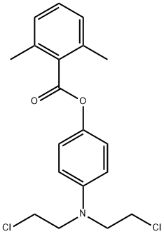 2,6-Dimethylbenzoic acid 4-[bis(2-chloroethyl)amino]phenyl ester