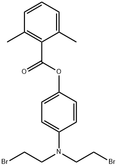 4-[Bis(2-bromoethyl)amino]phenyl=2,6-dimethylbenzoate