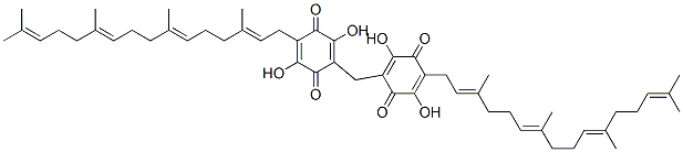 2,2'-Methylenebis[3,6-dihydroxy-5-[(2E,6E,10E)-3,7,11,15-tetramethyl-2,6,10,14-hexadecatetrenyl]-1,4-benzoquinone]
