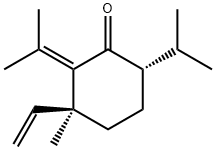(3S,6S)-3-Vinyl-3-methyl-6-isopropyl-2-(1-methylethylidene)cyclohexanone