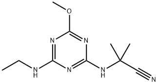 2-[[4-(ethylamino)-6-methoxy-1,3,5-triazin-2-yl]amino]-2-methylpropiononitrile