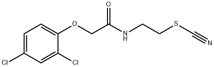 Thiocyanic acid 2-[2-(2,4-dichlorophenoxy)acetylamino]ethyl ester