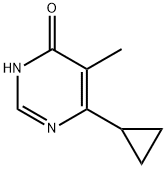 4-Pyrimidinol, 6-cyclopropyl-5-methyl- (8CI)