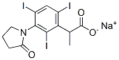2-[3-(2-Oxo-1-pyrrolidinyl)-2,4,6-triiodophenyl]propionic acid sodium salt