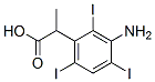 2-(3-Amino-2,4,6-triiodophenyl)propionic acid