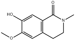 1(2H)-ISOQUINOLINONE, 3,4-DIHYDRO-7-HYDROXY-6-METHOXY-2-METHYL-