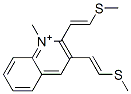 2-bis(2-methylthio)vinyl-1-methylquinolinium