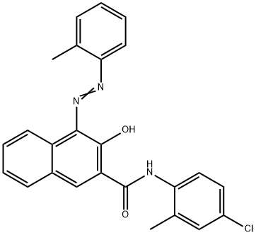 N-(4-CHLORO-2-METHYLPHENYL)-3-HYDROXY-4-[(2-METHYLPHENYL)AZO]NAPHTHALENE-2-CARBOXAMIDE