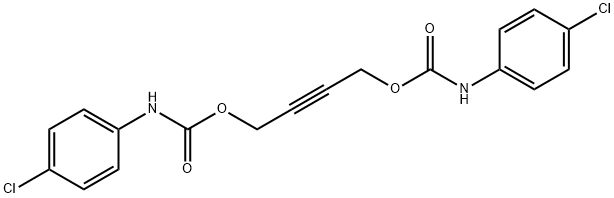Bis(p-chlorophenylcarbamic acid)2-butyne-1,4-diyl ester