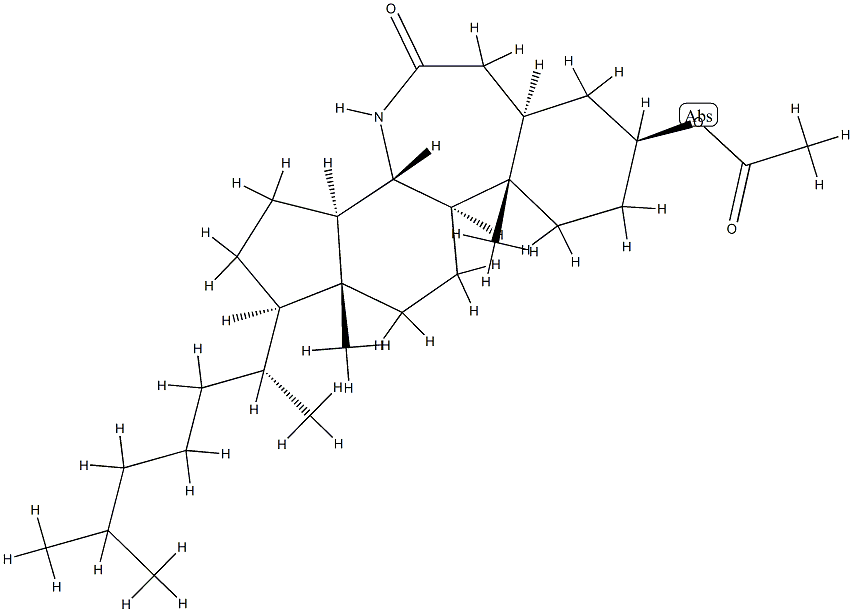 3β-(Acetyloxy)-7a-aza-B-homo-5α-cholestan-7-one
