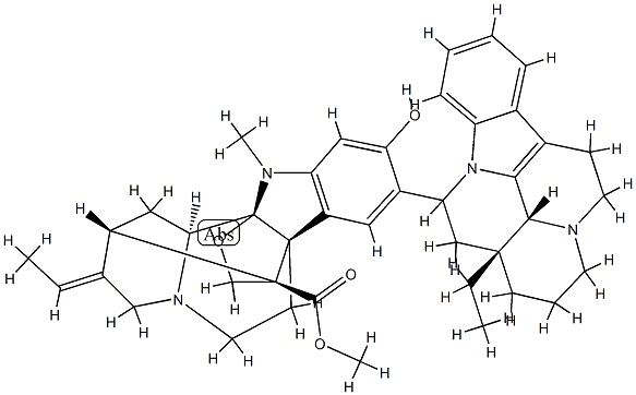 1-Methyl-10-(14,15-dihydroeburnamenine-14-yl)-11-hydroxy-1,2-dihydro-2β,16-(epoxymethano)akuammilan-17-oic acid methyl ester