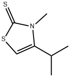 2(3H)-Thiazolethione,3-methyl-4-(1-methylethyl)-(9CI)