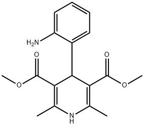 3,5-bis(methoxycarbonyl)-2,6,-dimethyl-4-(2-aminophenyl)-1,4-dihydropyridine