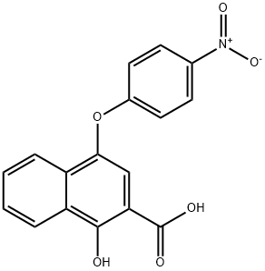 1-羟基-4-(4-硝基苯氧基)-2-萘甲酸