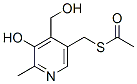 5-Acetylthiomethyl-3-hydroxy-2-methyl-4-pyridinemethanol