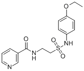 N-[2-[[(4-Ethoxyphenyl)amino]sulfonyl]ethyl]-3-pyridinecarboxamide