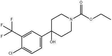 4-(4-氯-3-三氟甲基苯基)-4-羟基哌啶-1-甲酸乙酯