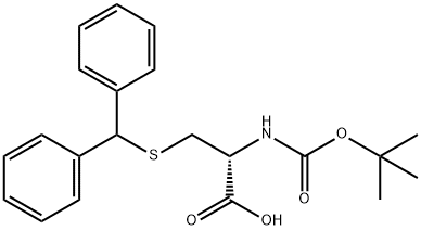 N-[叔丁氧羰基]-S-(二苯基甲基)-L-半胱氨酸