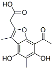 7-Acetyl-4,6-dihydroxy-3,5-dimethyl-2-benzofuranacetic acid