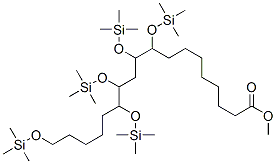 9,10,12,13,18-Pentakis(trimethylsiloxy)octadecanoic acid methyl ester