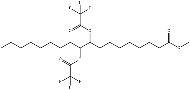 9,10-Bis(trifluoroacetyloxy)octadecanoic acid methyl ester