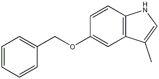 1H-INDOLE, 3-METHYL-5-(PHENYLMETHOXY)