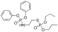 Phosphorothioic acid S-[2-(diphenoxyphosphinylamino)ethyl]O,O-dipropyl ester