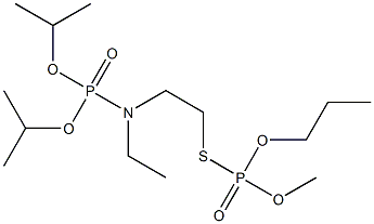 Phosphorothioic acid S-[2-[diisopropoxyphosphinyl(ethyl)amino]ethyl]O-methyl O-propyl ester