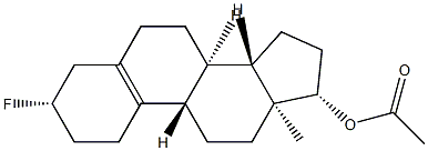3β-Fluoroestr-5(10)-en-17β-ol acetate