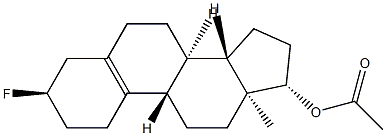 3α-Fluoroestr-5(10)-en-17β-ol acetate