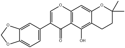 7-(1,3-Benzodioxol-5-yl)-3,4-dihydro-5-hydroxy-2,2-dimethyl-2H,6H-benzo[1,2-b:5,4-b']dipyran-6-one