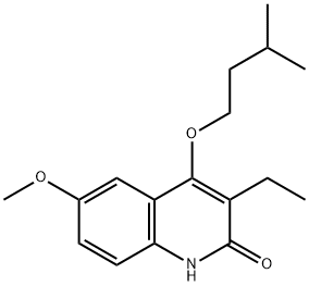 Carbostyril, 3-ethyl-4-(isopentyloxy)-6-methoxy-