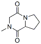 Pyrrolo[1,2-a]pyrazine-1,4-dione, hexahydro-2-methyl- (8CI,9CI)
