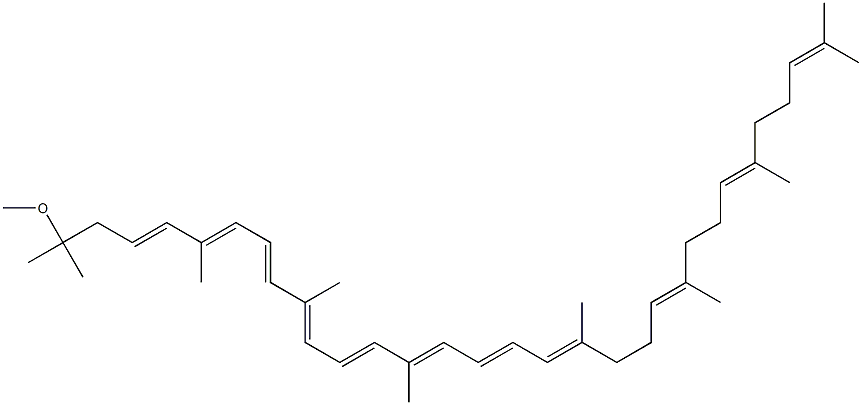 3,4-Didehydro-1,2,7',8',11',12'-hexahydro-1-methoxy-ψ,ψ-carotene