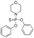 Morpholinophosphonothioic acid O,O-diphenyl ester