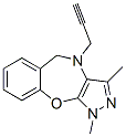 4,5-Dihydro-1,3-dimethyl-4-(2-propynyl)-1H-pyrazolo[3,4-b][1,4]benzoxazepine