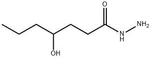 Heptanoic  acid,  4-hydroxy-,  hydrazide