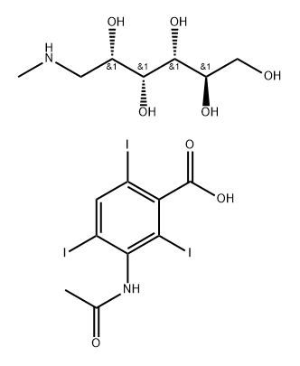 3-acetamido-2,4,6-triiodo-benzoate