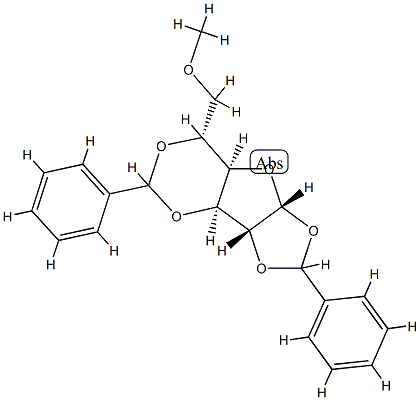 1-O,2-O:3-O,5-O-Dibenzylidene-6-O-methyl-α-D-glucofuranose