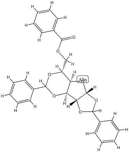 1-O,2-O:3-O,5-O-Dibenzylidene-α-D-glucofuranose benzoate