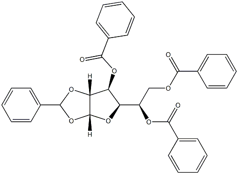 1-O,2-O-Benzylidene-α-D-glucofuranose tribenzoate