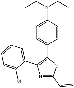 4-[4-(2-CHLOROPHENYL)-2-VINYLOXAZOL-5-YL]-N,N-DIETHYLANILINE