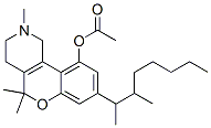 8-(1,2-Dimethylheptyl)-1,3,4,5-tetrahydro-2,5,5-trimethyl-2H-[1]benzopyrano[4,3-c]pyridin-10-ol acetate