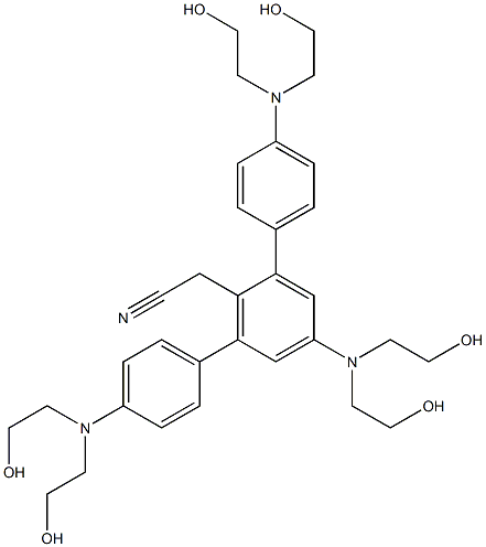 4-[Bis(2-hydroxyethyl)amino]-α,α-bis[4-[bis(2-hydroxyethyl)amino]phenyl]benzeneacetonitrile